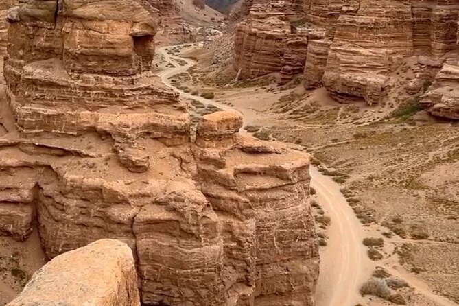 3 Day Tour to Kolsai Kaindy Lakes and Charyn Canyon - Kaindy Lake by UAZ SUV: the ride is part of the story