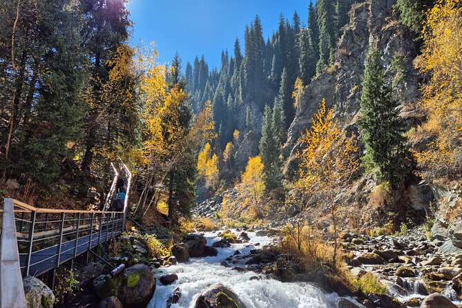 Alma-Arasan & Ayusai Mountain Gorges with Hot Springs Tour - Getting from Almaty: pickup, minibus comfort, and timing