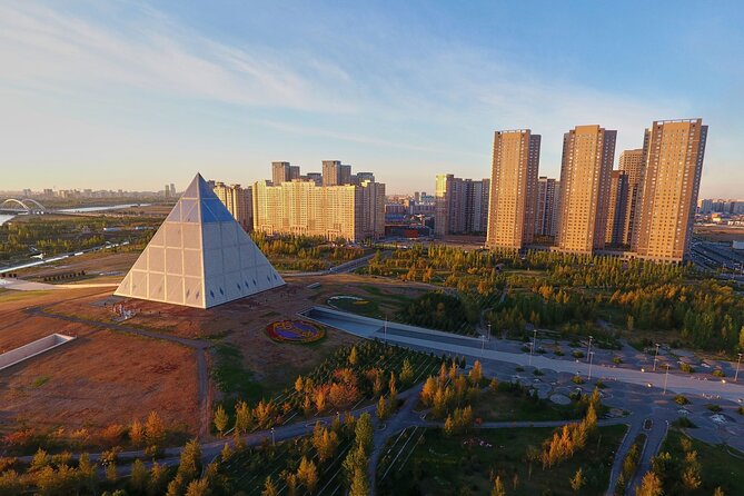 Astana Private Custom Walking Tour with A Local Guide - Nur-Astana Mosque: calm grandeur and modern Kazakh religious architecture