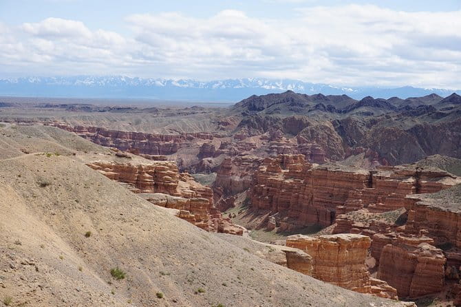 Charyn, Kolsay&Kaiyndy Lakes 2days tour with Mount View Stay - Charyn Canyon National Park at 16:00, with bottom views and a higher viewpoint
