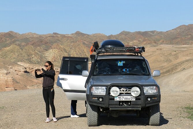 Discovering 6 Stunning Sights on Private Tour of Charyn Canyon - Stone Shelf and the volcanic zone 20-minute viewing stop (Location 4)