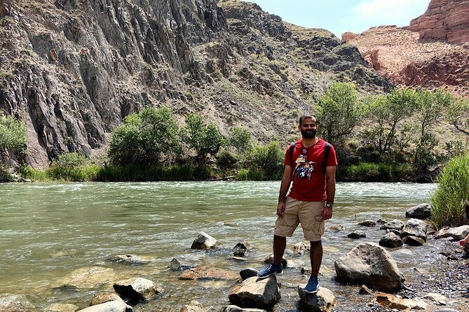 Discovering 6 Stunning Sights on Private Tour of Charyn Canyon - Napoleon location: huge space and a main canyon view (Location 5)