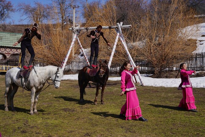 Kazakh Ethno-Village Tour - Horse show energy, then your short horseback ride