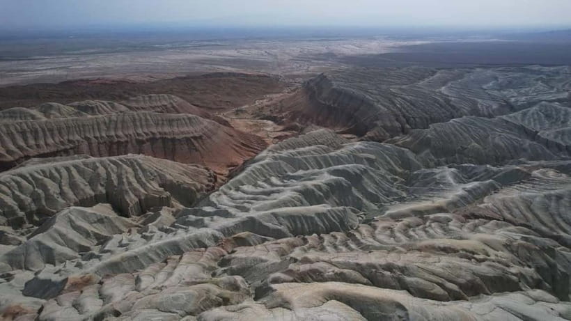 One Day Tour to Altyn-Emel: Singing Dune and Aktau Mountain - Ak-Tau mountains trekking: white slopes, time on foot, and a moderate effort