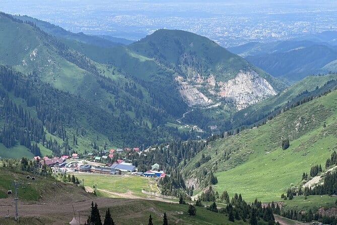 Private: Shymbulak, Medeu, Koktobe, Cathedral, 28's park, Bazar - Stop 1: Medeu skating rink and ski area at 1,691 meters