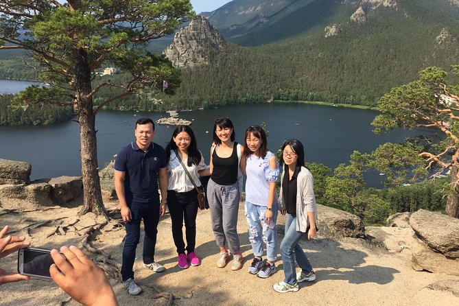 Tour to Burabay National Park - Inside Burabay National Park: lakes, fir trees, rocks, and that fresh conifer air