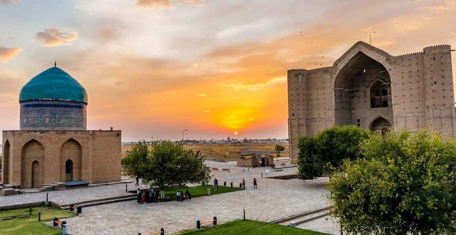 Turkestan Gloriously Isolated - Day Tour from Tashkent - Rabiyabegim, the Underground mosque, the Caravanserai, and the new Friday Mosque